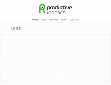 Tablet Screenshot of productiverobotics.com